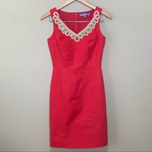 Antonio Melani Red Pencil Dress